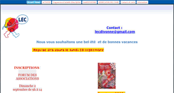 Desktop Screenshot of lecdivonne.net