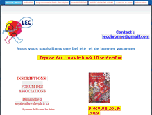 Tablet Screenshot of lecdivonne.net